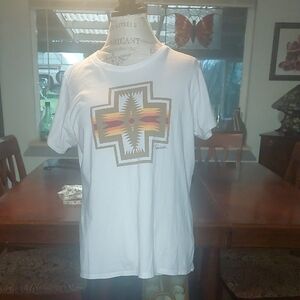 Pendleton Graphic T-Shirt with Geometric Design
